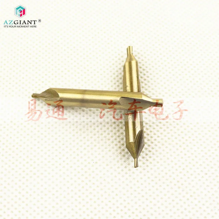 1.5-2.5mm Titanium-plated spiral groove center drill Double-head vertical milling bit Length 44.5MM diameter 6MM | Автомобили и