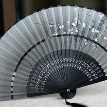 Японский Эдо и ветер двойной секционный вентилятор кимоно Складной вентилятор подарок
