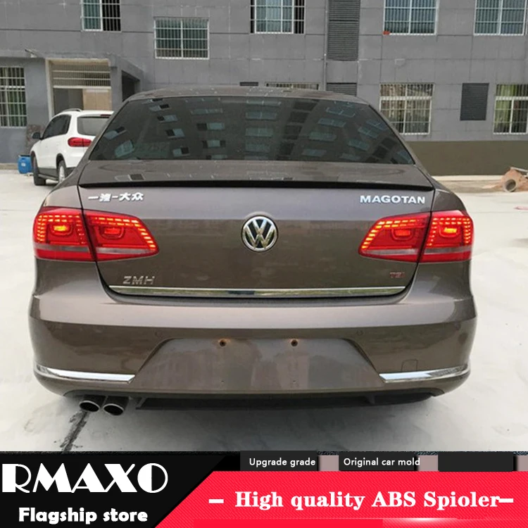Спойлер для Volkswagen Passat B7 2007-2013 высококачественный АБС-пластик цветной задний