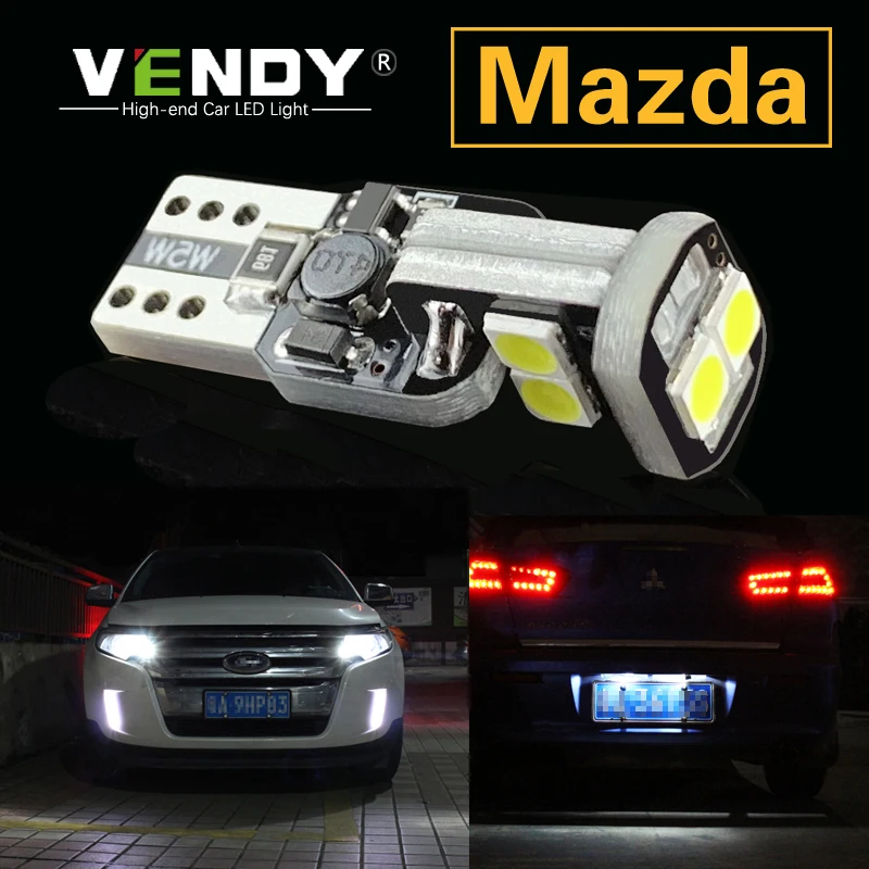 Светодиодный светильник для очистки номерного знака W5W T10 194 168 1 шт. Mazda 3 Axela 2 6 8 cx5 7