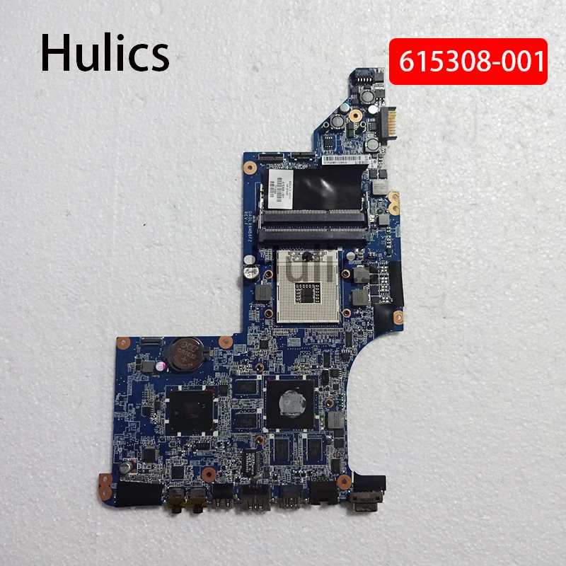 Hulics для HP pavilion DV7 DV7T DV7-4000 Материнская плата ноутбука HM55 DDR3 DA0LX6MB6F2 615308-001 аккумулятор большой емкости