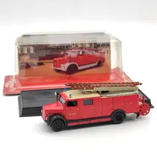 

AMERCOM 1:64 1941 Magirus-Deutz S 3000 SLG Nazi Germany Fire Engine Diecast Red