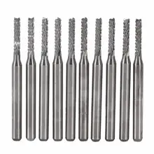 

Woodworking Tool 10Pcs 3.175mm 1/8inch Shank Corn Mill Cutter CNC Engraving Bit