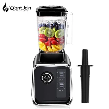 

WantJoin Blender Smoothie Maker Ice Crushing Blenders CE 2000W DIY Speed controlled with 2L Tritan Container High Speed 6 Blades