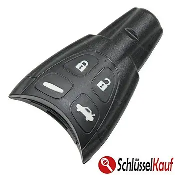 

Saab 4 botones llave de coche 93 95 96 Carcasa Tapa Fob Case en blanco nuevo