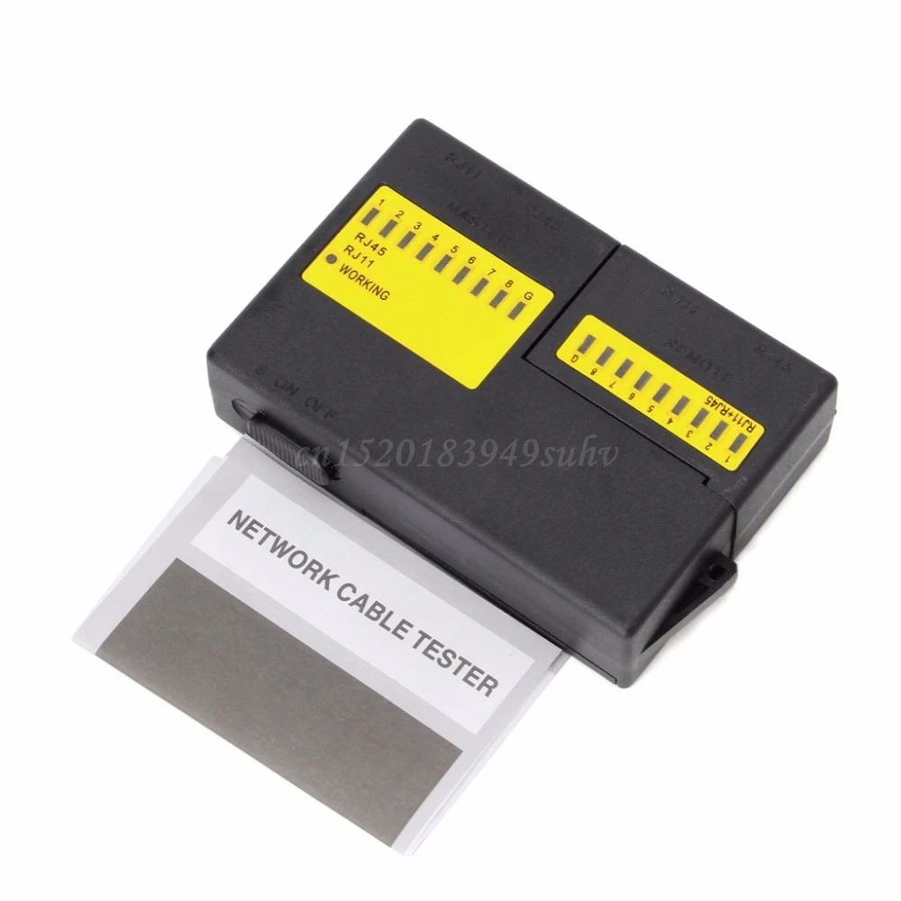 New Super Mini Network LAN Cable Wire Cat5 RJ11 RJ45 Tester - Drop Shipping hot | Компьютеры и офис
