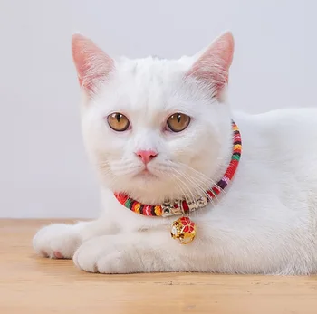 

National Wind Cat Collar Bohemian With Bell Cat Cat Collar Cat Neck Collar