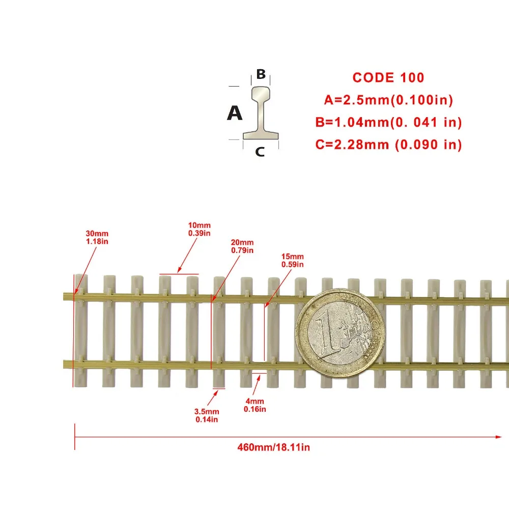 model car kits to build 3pcs Model Railway HO Scale 1/87 Tracks Flexible Rail 46cm with Rail Joiners Accessories HP27HO wooden ship model kits