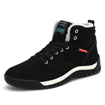 

Winter Men Shoes Outdoor Snow Boots Man Military Boots Warm Flat Shoes Ankle Combat Boots Platform Sneakers zapatos de hombre