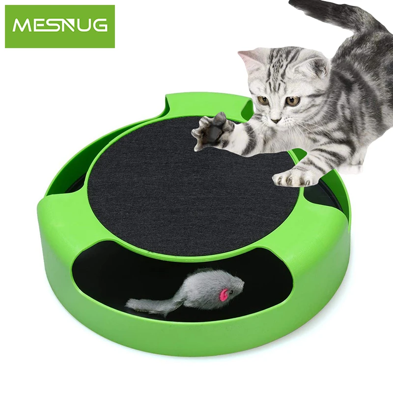 Mesnug Jouets Interactifs 2 En 1 Pour Chat Avec Souris De Course Et Tapis A Gratter Durables Surs Exercice De Jeu Pour Chaton Sans Batterie Aliexpress