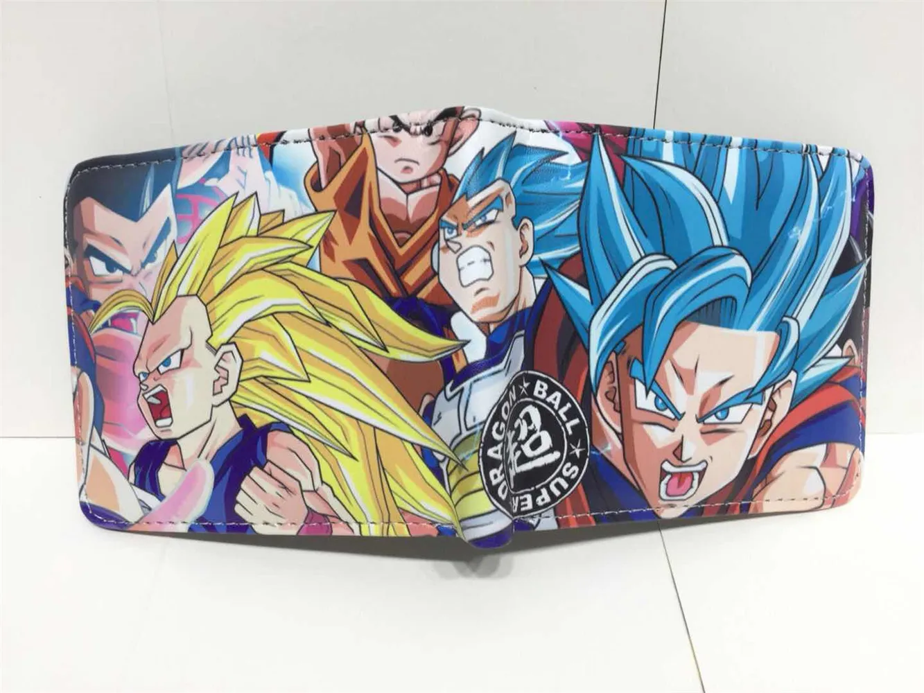 Аниме Dragon Ball Super DBZ мужской женский кошелек из искусственной кожи на молнии портмоне унисекс кошельки ID/кредитный держатель для карт