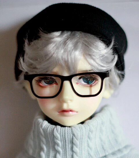 

D01-P573 children toy 1/3 1/4 uncle Doll Accessories BJD/SD Metal frame unfoldable glasses 1pcs