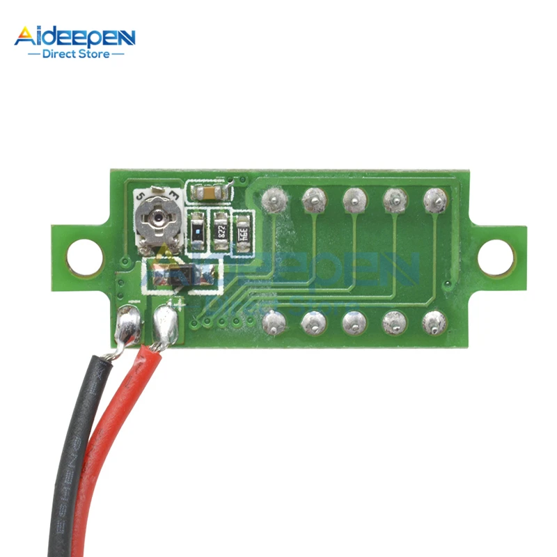 Супер Мини 0,28 дюймов DC 2,5 V-30 V Цифровой красные, зеленые, синие, желтые светодиодный автомобильный вольтметр Напряжение тестер вольт Панель метр Батарея монитор