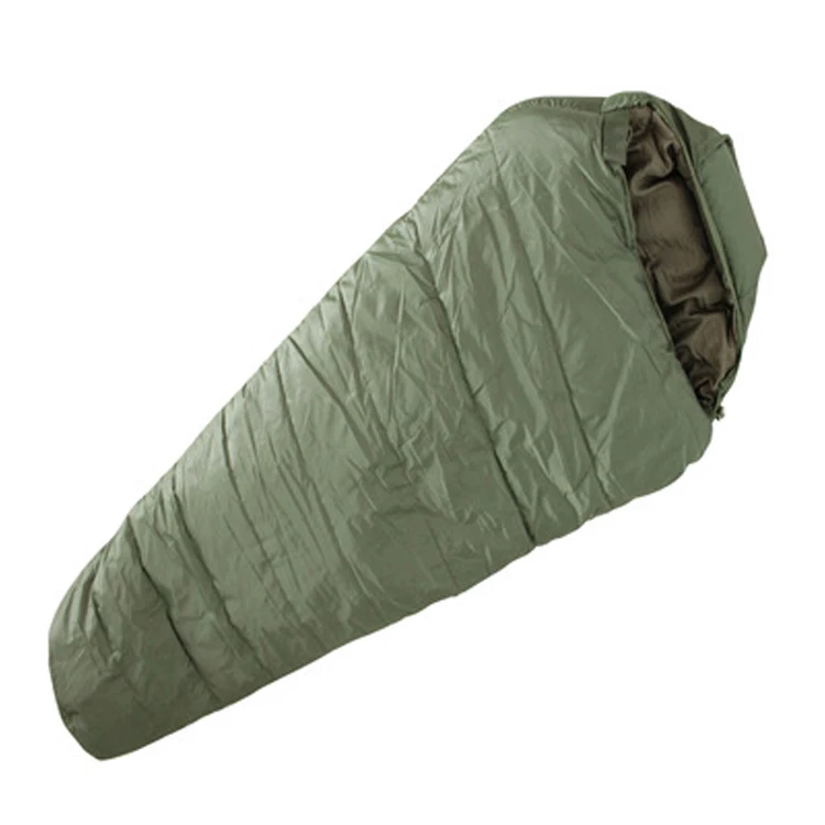 Free Shipping Fast Delivery Outdoor Sports Adult Warm Thick ArmyGreen Mummy 1800g Camping Sleeping Bag