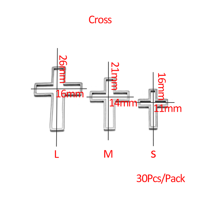 Moon Star Heart Square Charm Stainless Steel Pendant Open Bezels Hollow Pressed Resin Frame Mold Bezel DIY Jewelry Making