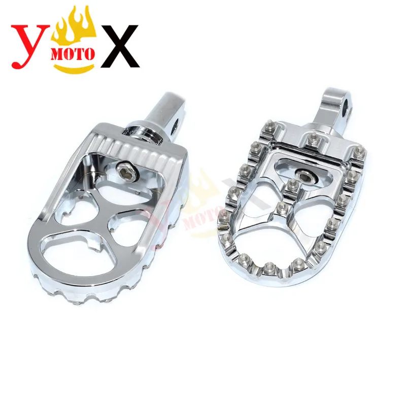 Нескользящая Мужская подставка для ног опора для ног педаль для ног Clubstyle CNC хром/черный для Harley Sportster 883 1200 Dyna Touring