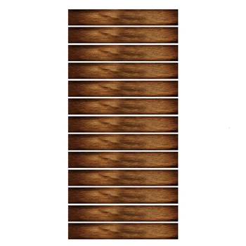 

6/13Pcs Removable Wood Pattern Stairs Stickers PVC Decoration For Room Stairways Brand New And High Quality