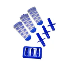 Силиконовые многоразовые ледяные формы для морозильной камеры для десертов "сделай сам" Кухня многоразовый ледяной эскимо дома Gardget чайник