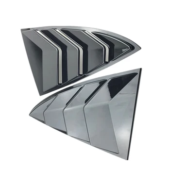 

2pac Rear Quarter Panel Window Side Louvers Vent Trim for Tesla Model 3
