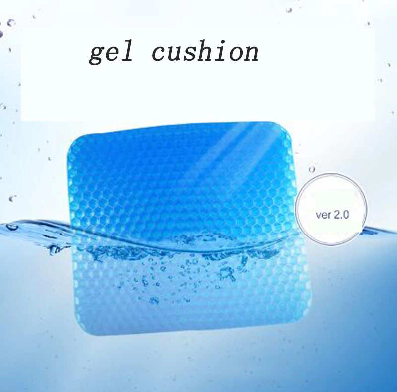 

Large size New double egg cushion honeycomb gel car seat cushion breathable cushion multi-function ice pad cool pad