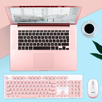 

Wireless Keyboard and Mouse Set Silent Business Office Computer Laptop Keypad X5QC