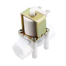 Uxcell G1/" Соленоидный клапан для воды DC 12 В N/O нормально открытый Женский резьба впускные клапаны