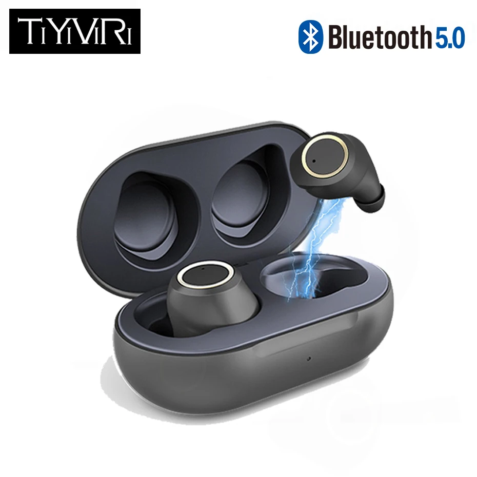 Настоящая Беспроводная bluetooth гарнитура Bluetooth 5 0 наушники водонепроницаемые