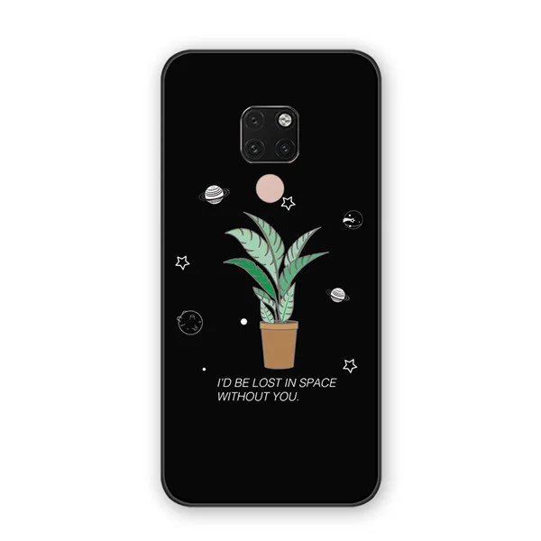 Забавный чехол с линиями Луны для huawei MATE 10 20 30 Lite, чехол для телефона huawei P30 P20 Pro P9 P10 Plus - Цвет: 7
