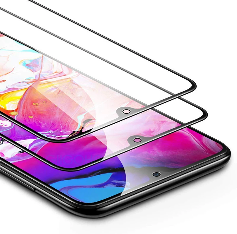 1-3 шт. Экран протектор Закаленное Стекло для samsung Galaxy A10 A20 A20E A30 A40 A50 A70 A6 A8+ плюс A7 M20 пленка с полным покрытием
