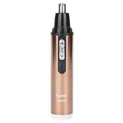 Kemei-6619 электрический триммер для бритья волос в носу безопасные средства по уходу за лицом взрослые удаление волос из носа машинка для