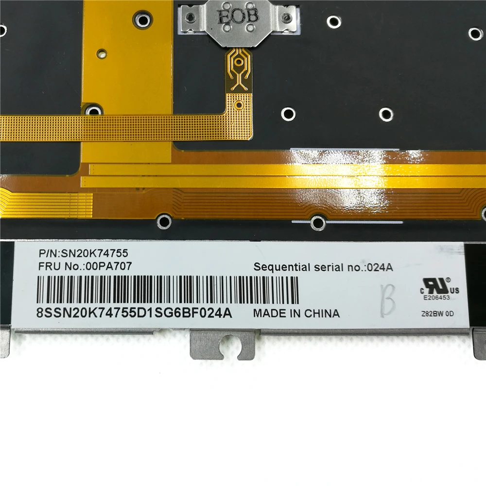 Ноутбук OVY SP keyborad для LENOVO Thinkpad Carbon X1 Gen 4 4th с подсветкой P/N: SN20K74755