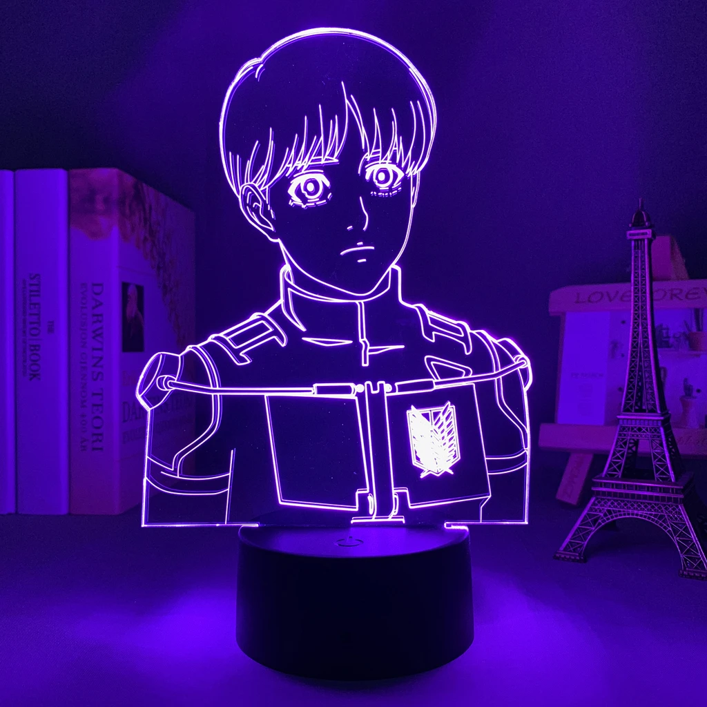 Led Light Anime Attack On Titan Armin Arlert For Bedroom Decor Night