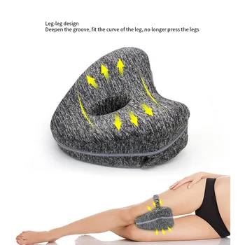 

Orthopedic Pillow for Sleeping Memory Foam Leg Positioner Pillows Knee Support Cushion Between The Legs For Hip Pain Sciatica
