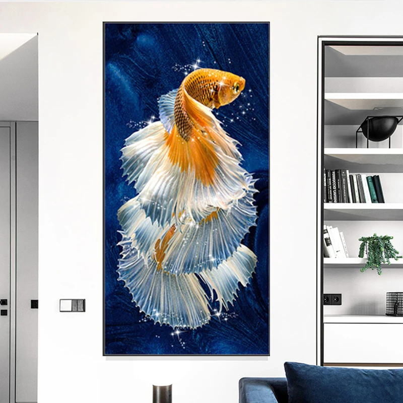 Кои Feng Shui Карп лотосов картины маслом на холсте картина художественные плакаты и принты настенные украшение