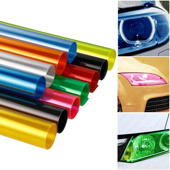 

For Kia Sportage Ceed Cerato K2 K3 K5 Rio Car Glossy Film Tint Headlight Taillight Light Smoke Film Stickers Car Accessories