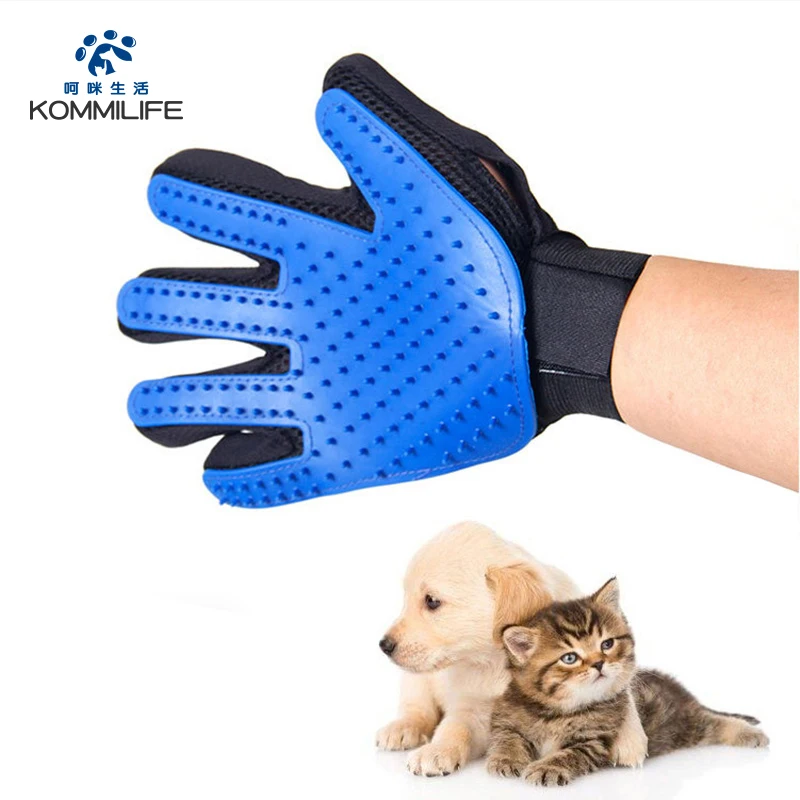 Cat Grooming Glove Dog Cat Hair Deshedding Brush Dog Grooming Glove Comb for Cats Pet
