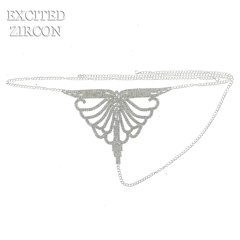 Cubahop Kristall Brustkette - Sexy Body Harness Für Festival & Strand