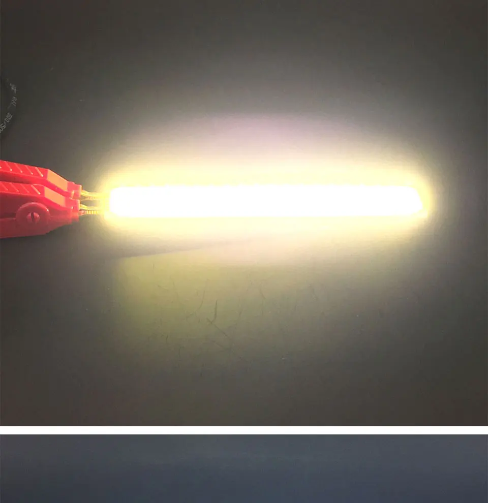 150MM COB Bar Lights LED Bulb Strip 5W 12V LED Lamp for Auto Car DRL Lights House Lighting Desklamp 15026MM Warm Cold White (8)