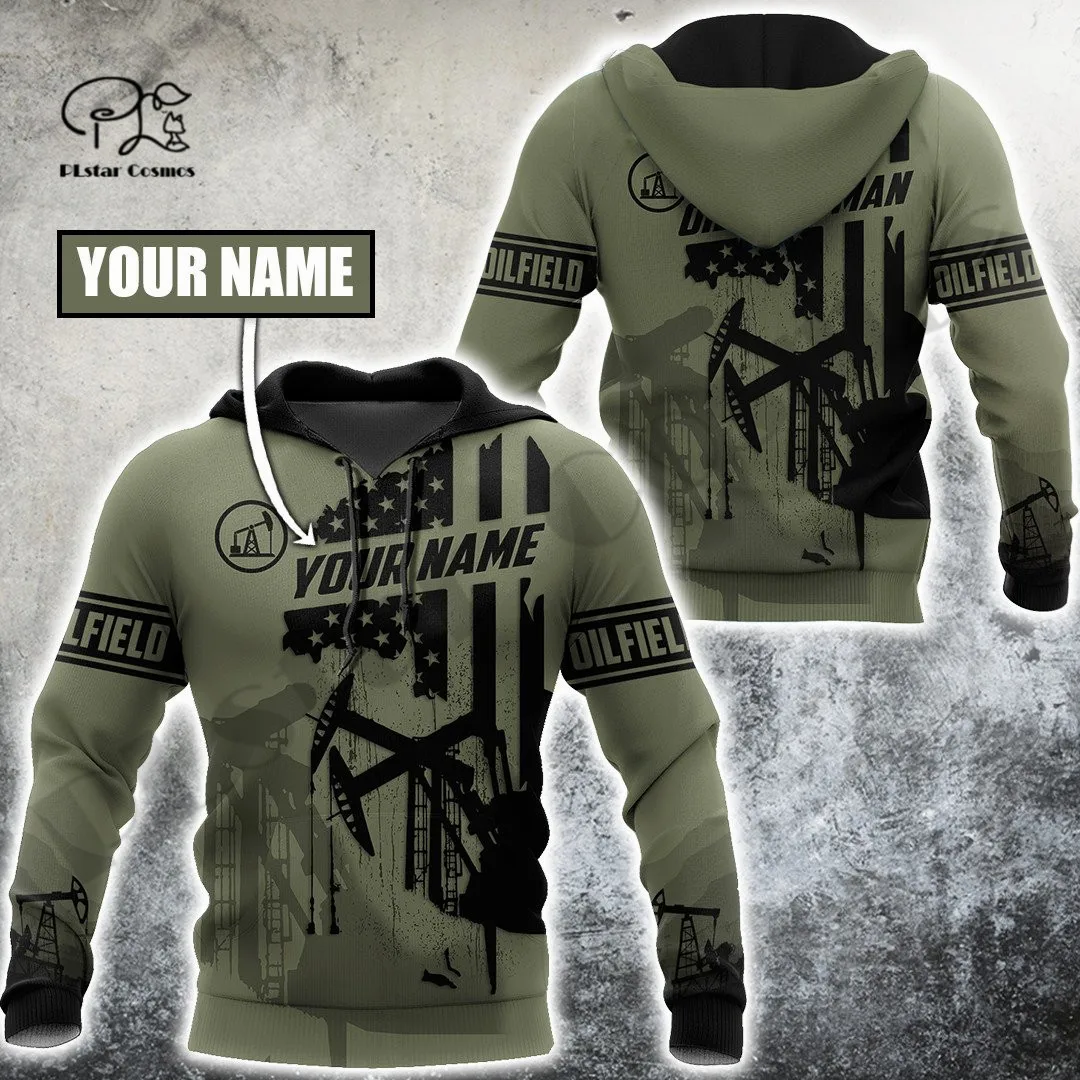 

PLstar Cosmos 3DPrinted Newest Oilfield Man Custom Name Unique Hrajuku Streetwear Unisex Casual Hoodies/Zip/Sweatshirt Style2