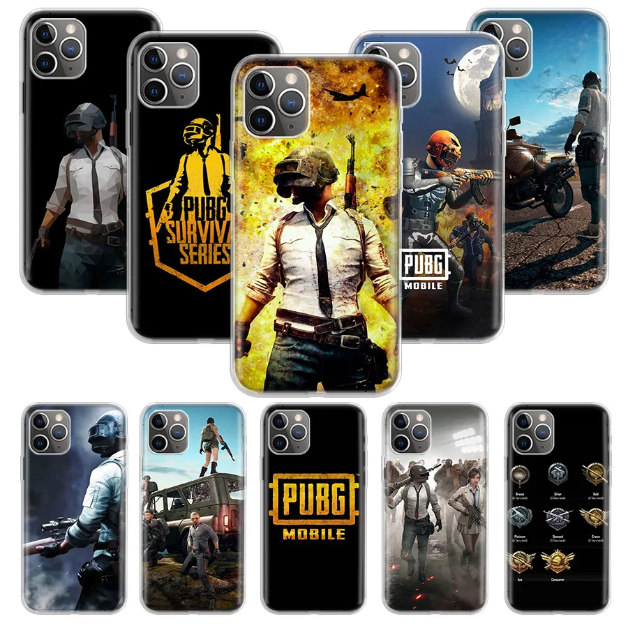 Чехол PUBG для Apple iphone 11 12 Mini Pro XS Max XR X 7 8 6 6S Plus 5 5S SE 10 Ten Gift|Бамперы| |