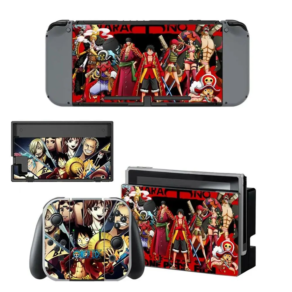 YSNS0481 Чехол для nintendo switch one piece Luffy shand Switch Stickers наклейка для консоли nintendo Switch Joy-con контроллер Dock Skins - Цвет: YSNS0481