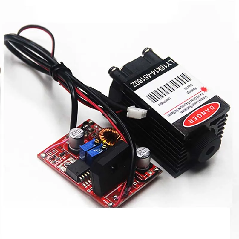 

1.6W 450 Blue High Power Laser Module Engraving Cutting 3D Printing Laser Diodes Adjustable Focus DPSS