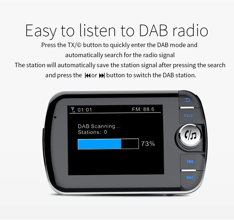 DAB004 Bluetooth 4,0 FM передатчик модулятор двойной USB Мобильный телефон Handsfree автомобильное радио аудио адаптер зарядное устройство Автомобильный mp3 плеер