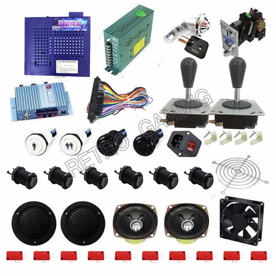 BL Аркадная игра эльф 412 в 1 вертикальные классические мульти игры, JAMMA PCB DIY Набор для коктейля аркадная машина Монета операторская игра Cabniet - Цвет: BL