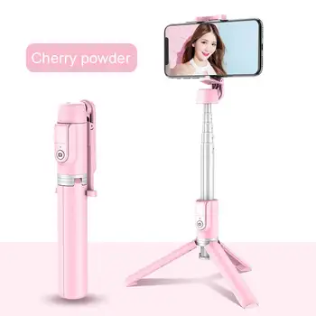 

Wireless Bluetooth Tripod Selfie Stick Horizontal and Vertical Shooting Live Mobile Phone Stand Selfie with Remote Selfie Sticks