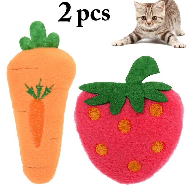 catnip carrot cat toy