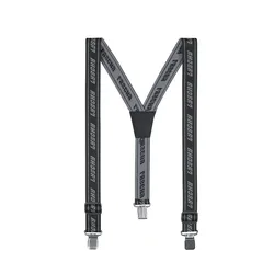 Brand New Heavy Duty Adjustable Y-Back Pant Suspenders for Motorcycle Racing and Snow Apparel (Black)