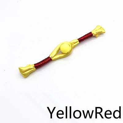 Meetee 10pcs 9.5cm Pearl Cloth Chinese Knot Buttons Retro Cheongsam Tang Suit Chinese Frog Buttons DIY Sewing Material CN071 - Цвет: YellowRed
