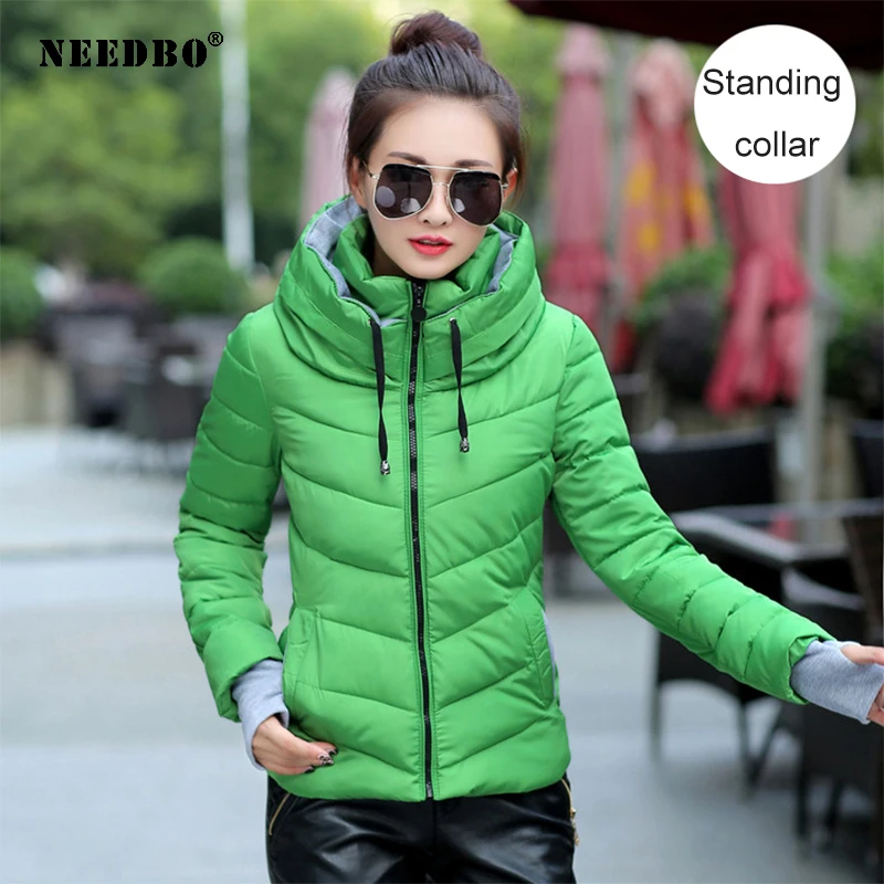 Goedkoop Needbo Vrouwen Donsjack Merken Plus Size Winter Ultra Licht Donsjack Vrouwen Hoge Kwaliteit Jas Vrouw Jas Warm Slim jas
