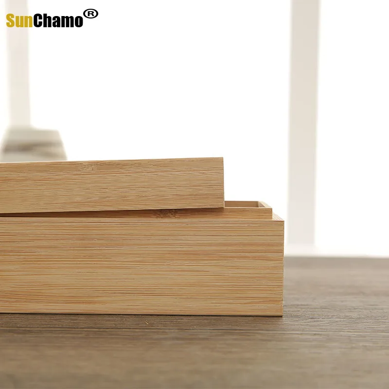DIY Дом коробка для хранения натуральная Деревянная открытка Домашний Органайзер